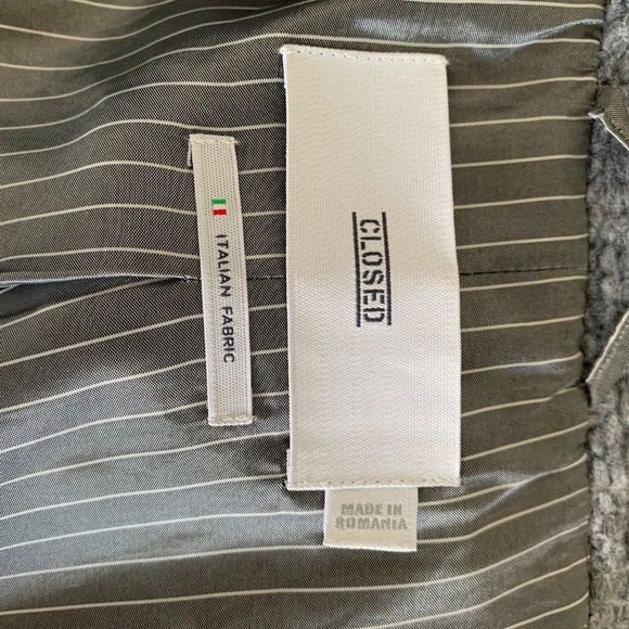 CLOUSED  Italian Fabric Coat jacket - Picture 4 of 9